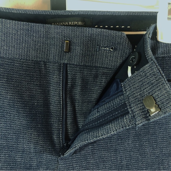 Banana Republic Sloan Chambray Ankle Pants - Picture 6 of 10
